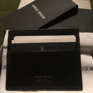 Armani credit card holder